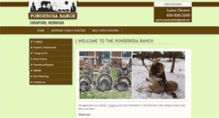 Desktop Screenshot of ponderosaranch.net